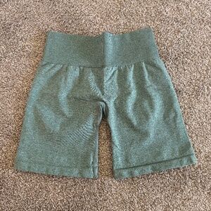 Green NVGTN Seamless shorts, small